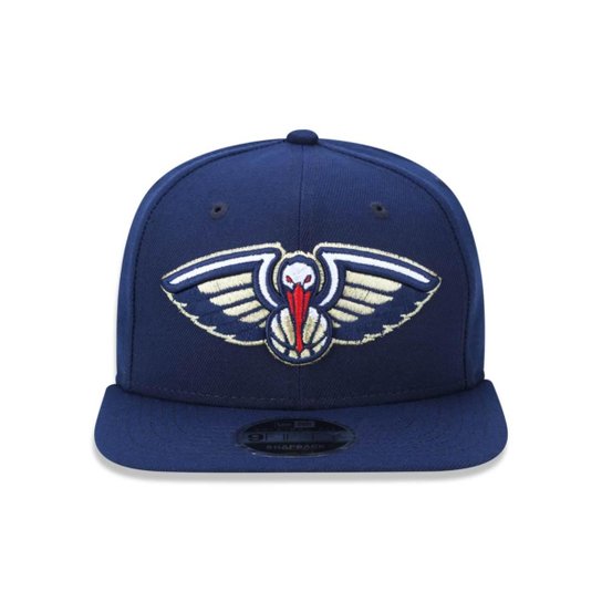 Boné New Era NBANew Orleans Pelicans Aba Reta Snapback 950 Original Fit Masculino