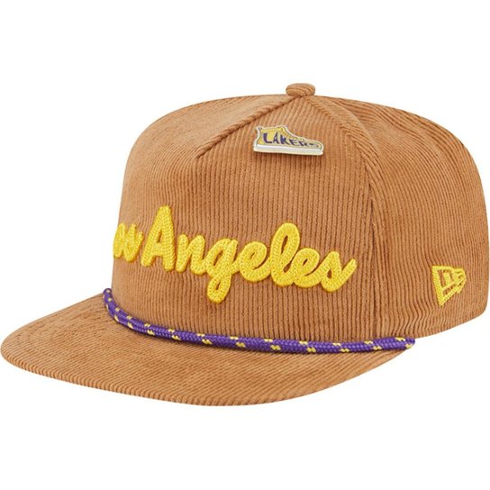 Boné New Era The Golfer Los Angeles Lakers Allstar Game 2025 Fan Pack Masculino