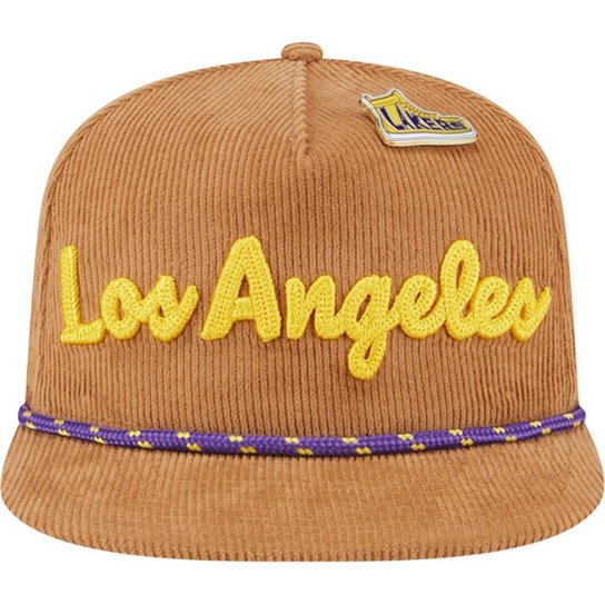 Boné New Era The Golfer Los Angeles Lakers Allstar Game 2025 Fan Pack Masculino
