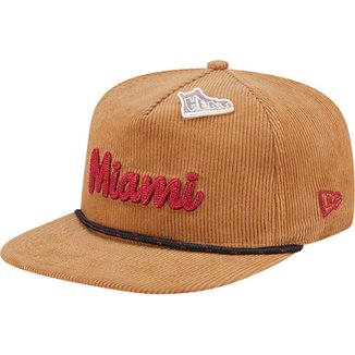 Boné New Era The Golfer Miami Heat Allstar Game 2025 Fan Pack Masculino
