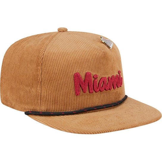 Boné New Era The Golfer Miami Heat Allstar Game 2025 Fan Pack Masculino