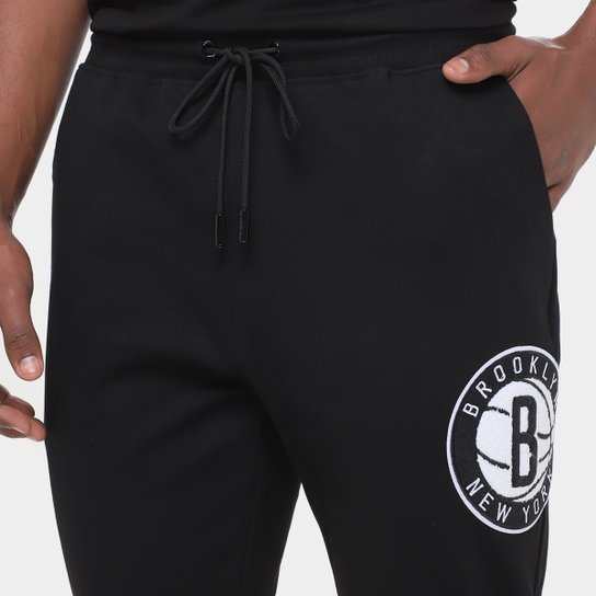 Calça NBA Broklyn Nets Classic Chenille DK Pro Standard Masculina
