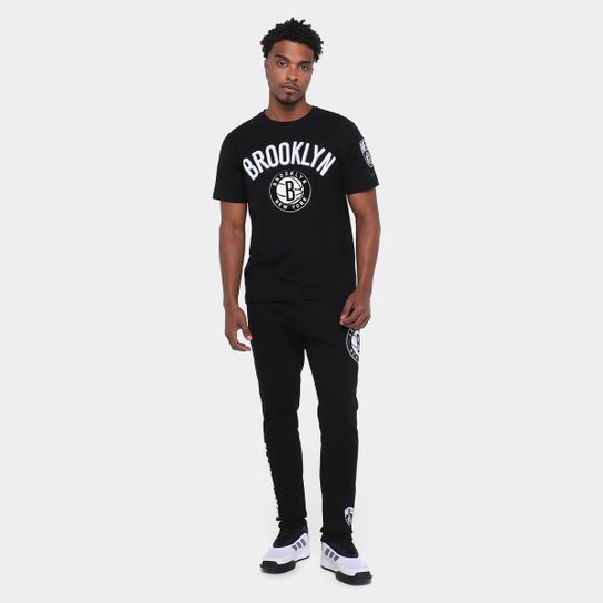 Calça NBA Broklyn Nets Classic Chenille DK Pro Standard Masculina