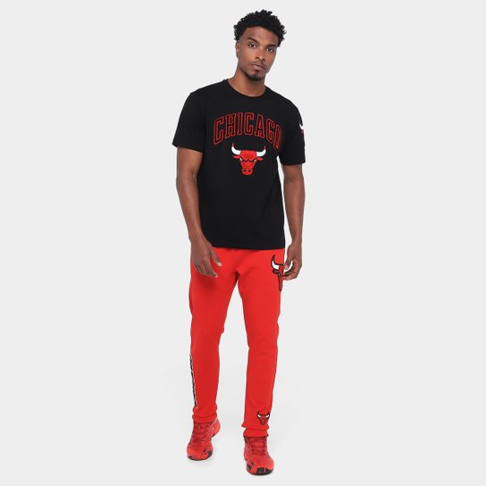 Calça NBA Chicago Bulls Classic Chenille DK Pro Standard Masculina