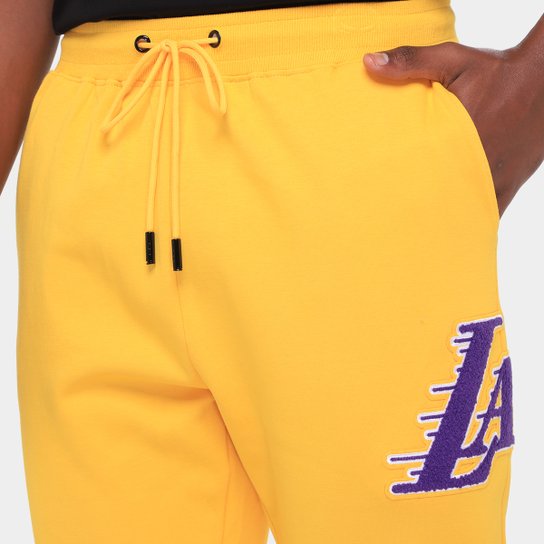 Calça NBA Los Angeles Lakers Classic Chenille DK Pro Standard Masculina