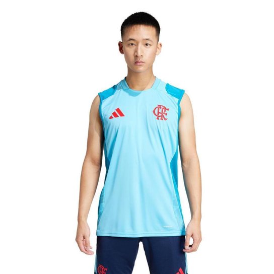 Camisa Adidas Treino Sem Mangas CR Flamengo Tiro 24 Masculina