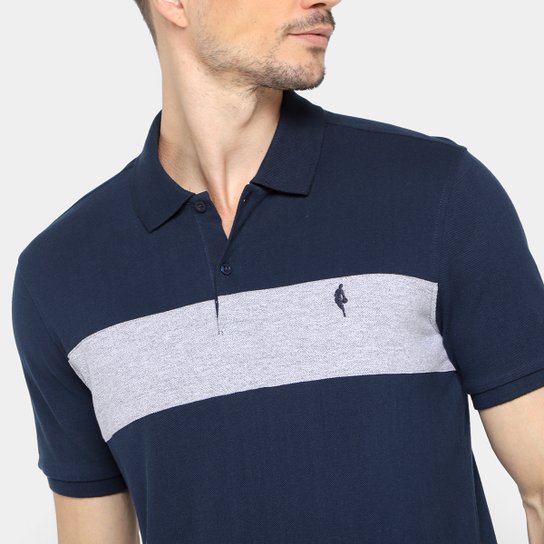 Camisa Polo NBA Piquet C/ Recorte Masculina