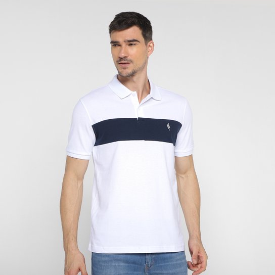 Camisa Polo NBA Piquet C/ Recorte Masculina