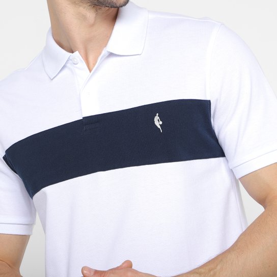 Camisa Polo NBA Piquet C/ Recorte Masculina