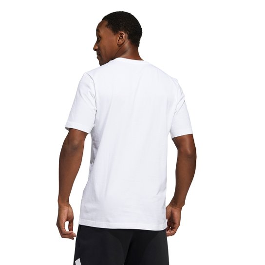 Camiseta Adidas Basquete Estampada Masculina