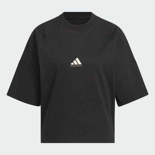 Camiseta Adidas Boxy Basketball Feminina