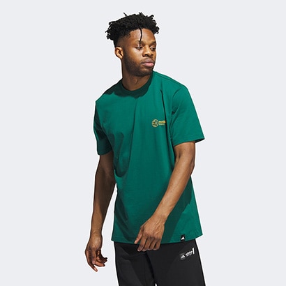 Camiseta Adidas World Wide Hoops Hbr Masculina - Verde