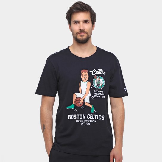 Camiseta Boston Celtics NBA New Era Building Masculina