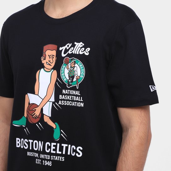 Camiseta Boston Celtics NBA New Era Building Masculina