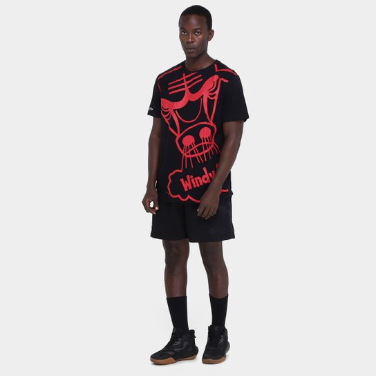 Camiseta Chicago Bulls Mitchell & Ness Masculina