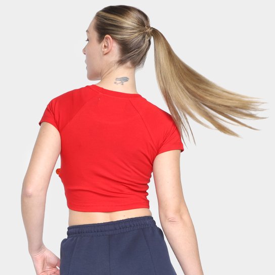 Camiseta Cropped Approve NBA Baby Look Basic Feminina