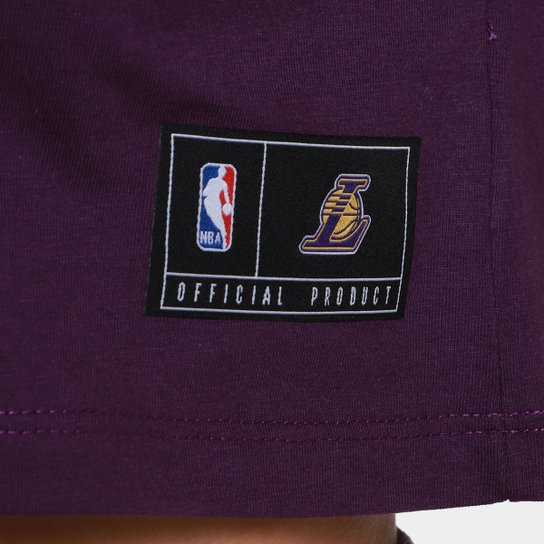 Camiseta Cropped NBA La Lakers Mitchell & Ness Feminina