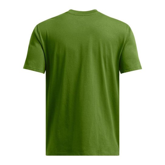 Camiseta de Basquete Masculina Under Armour Hvyweight GG Verde