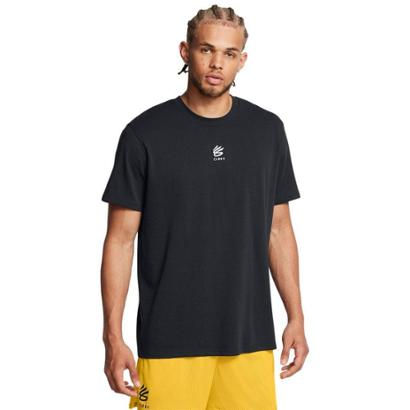 Camiseta de Basquete Masculina Under Armour Hvyweight P Preto - Preto