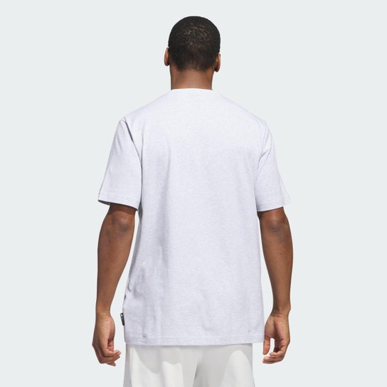 Camiseta Estampada Basketball Crest Adidas Masculina