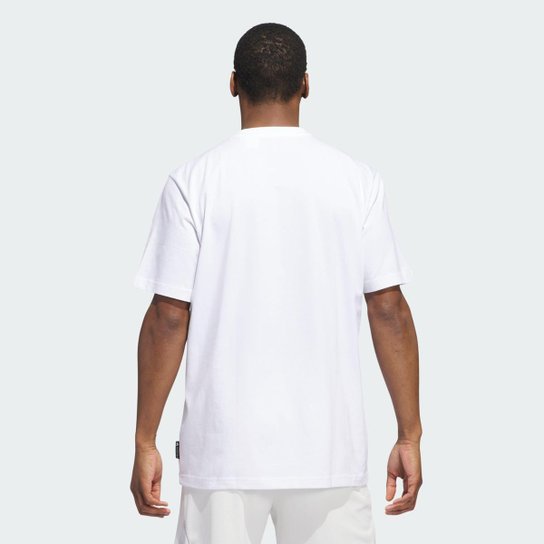 Camiseta Estampada Basketball Crest Adidas Masculina