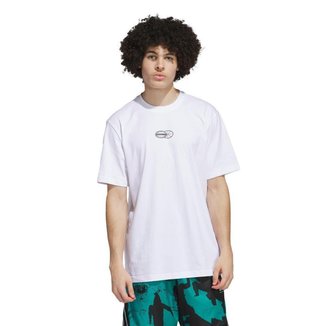 Camiseta Estampada Get Buckets Adidas Masculina