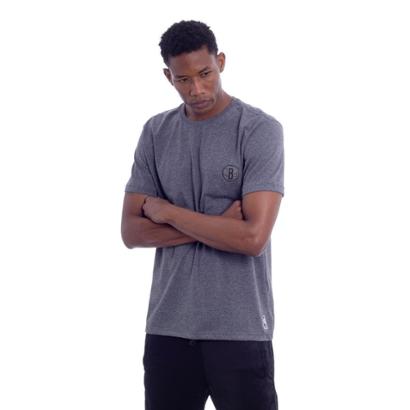 Camiseta Estampada Nba Brooklyn Nets Masculina - Grafite