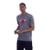 Camiseta Estampada Nba Vinil Chicago Bulls Masculina - Grafite