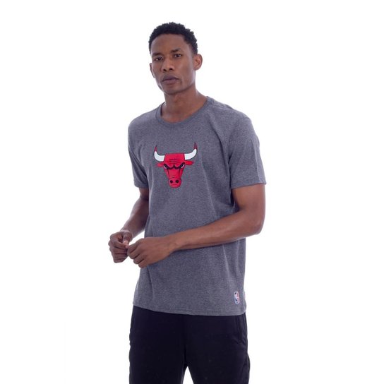 Camiseta Estampada Nba Vinil Chicago Bulls Masculina