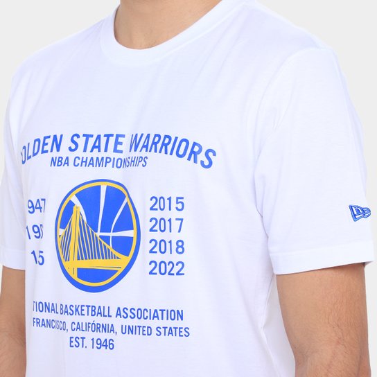 Camiseta Golden State Warriors NBA New Era Building Masculina