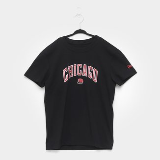 Camiseta Infantil NBA Chicago Bulls Cap Masculina