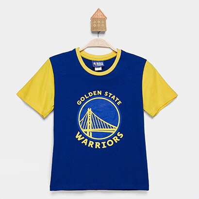 Camiseta Infantil NBA Golden State Warriors - Azul
