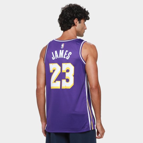 Camiseta Jersey NBA Nike Los Angeles Lakers Masculina