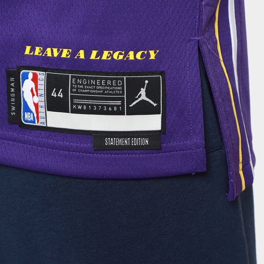 Camiseta Jersey NBA Nike Los Angeles Lakers Masculina