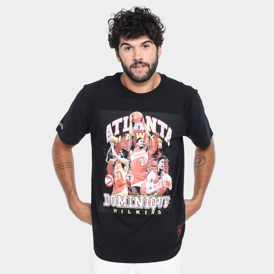Camiseta Mitchell & Ness Atlanta Hawks Wilkins Masculina