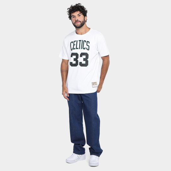 Camiseta Mitchell & Ness Boston Celtics Bird Masculina