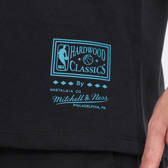 Camiseta Mitchell & Ness Charlotte Hornets NBA Teams Masculina