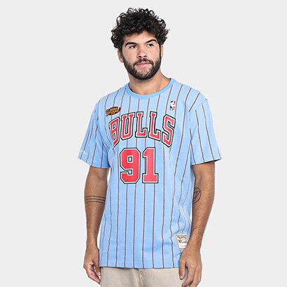 Camiseta Mitchell & Ness Chicago Bulls Rodman Masculina | Loja NBA