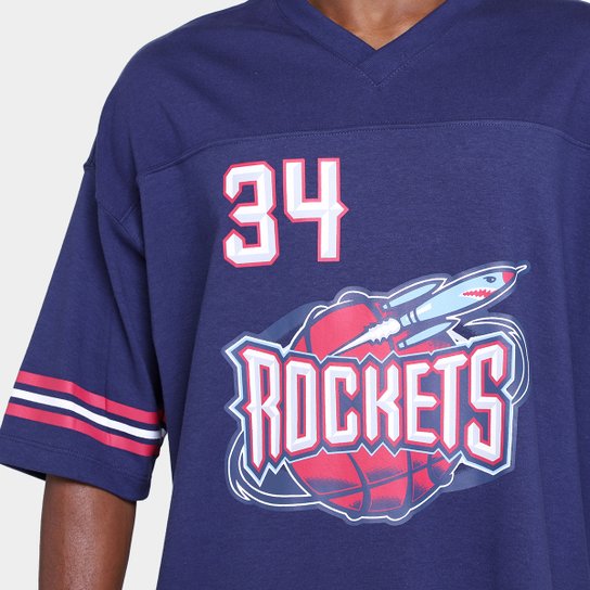 Camiseta Mitchell & Ness Houston Rockets Masculina