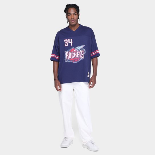 Camiseta Mitchell & Ness Houston Rockets Masculina
