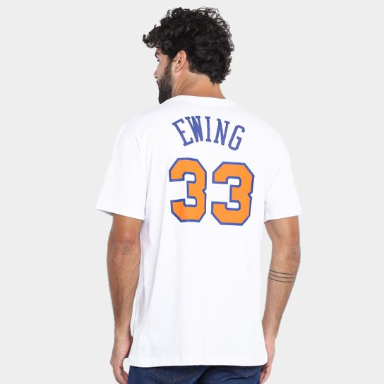 Camiseta Mitchell & Ness New York Knicks Ewing Masculina