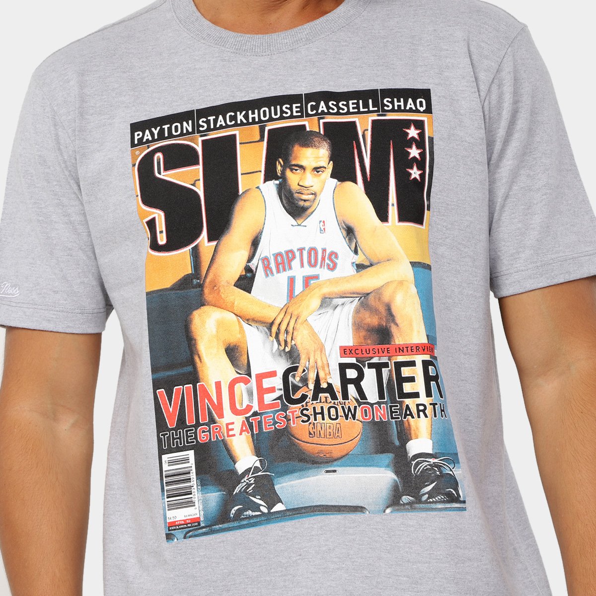 Camiseta Mitchell & Ness Slam Carter Masculina | Loja NBA