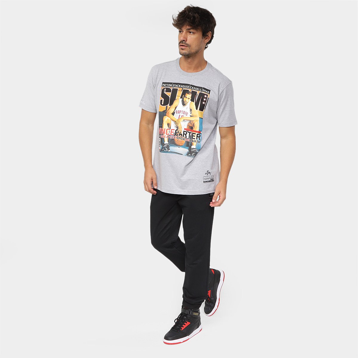 Camiseta Mitchell & Ness Slam Carter Masculina | Loja NBA