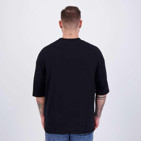 Camiseta NBA Angle Team Toronto Raptors Preta