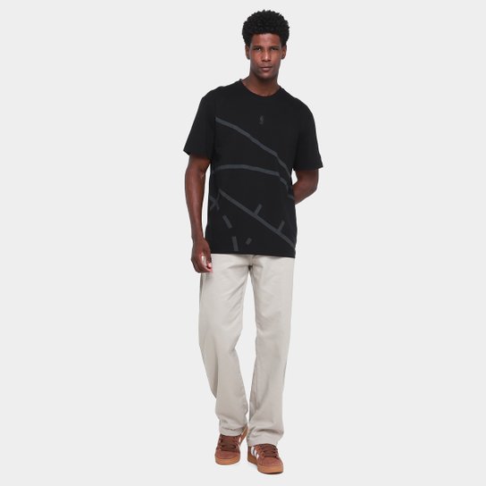 Camiseta NBA Back Ro Black New Era NBI25TSH025 Masculina