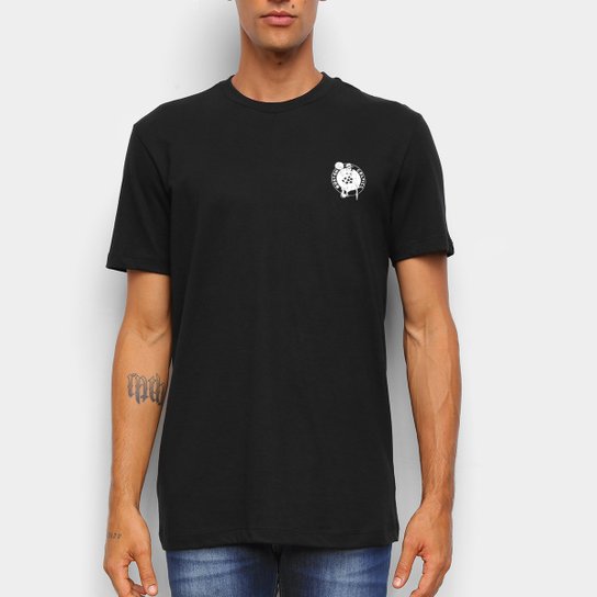 Camiseta NBA Boston Celtics New Era Black Pack Logo Masculina - Preto