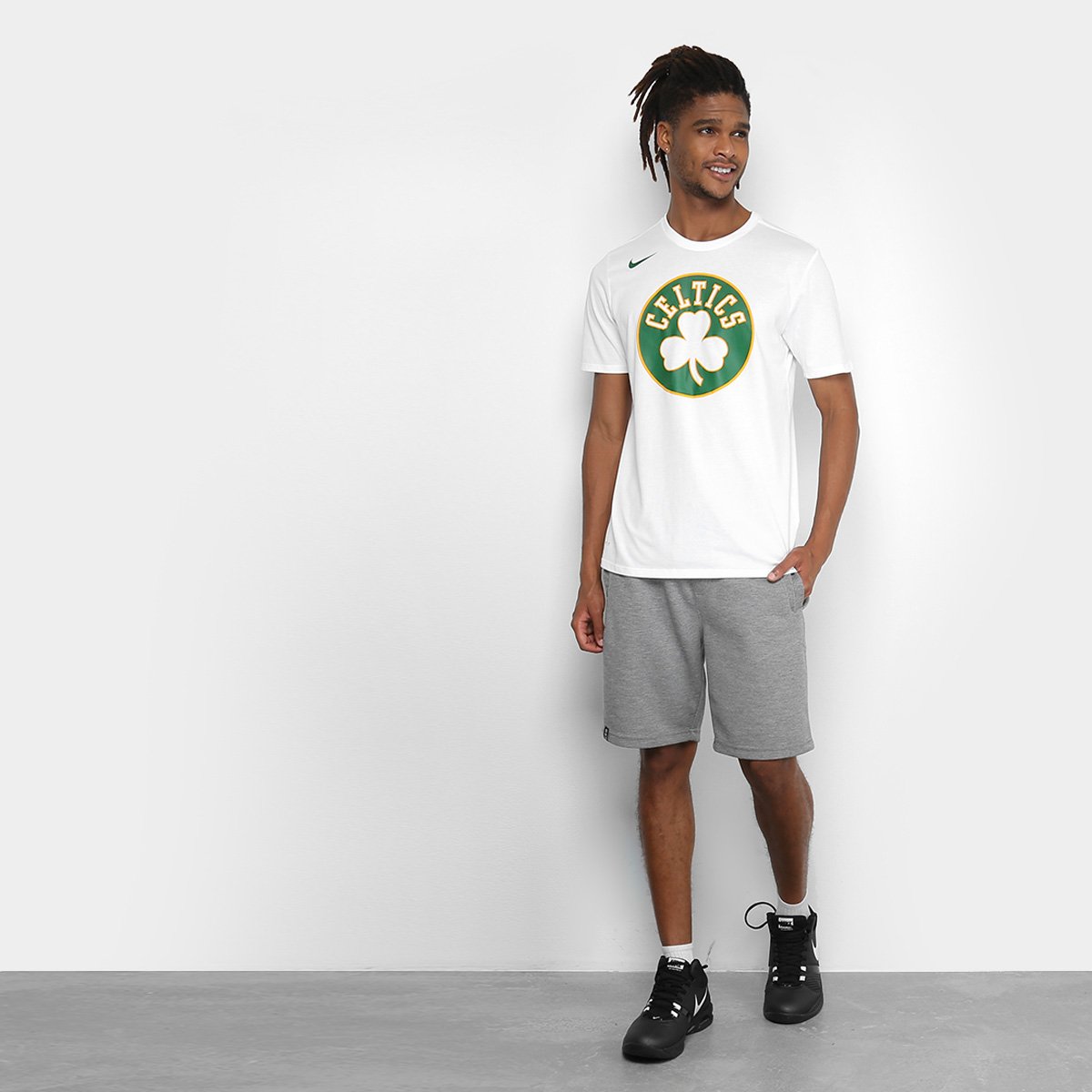 Camiseta NBA Boston Celtics Nike City Edition Masculina - Branco - Loja NBA