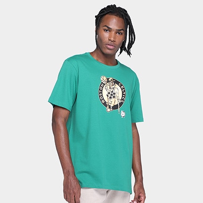 Camiseta NBA Boston Celtics Wood Court Masculina | Loja NBA