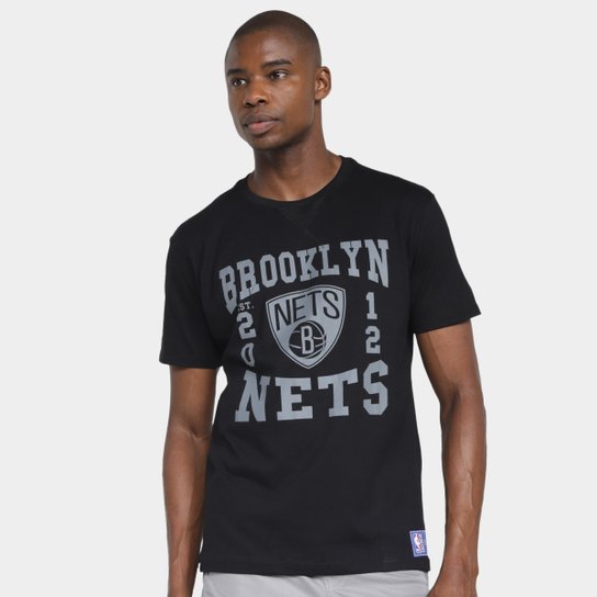 Camiseta NBA Brooklyn Nets College Masculina