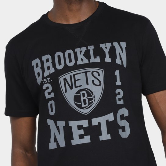 Camiseta NBA Brooklyn Nets College Masculina